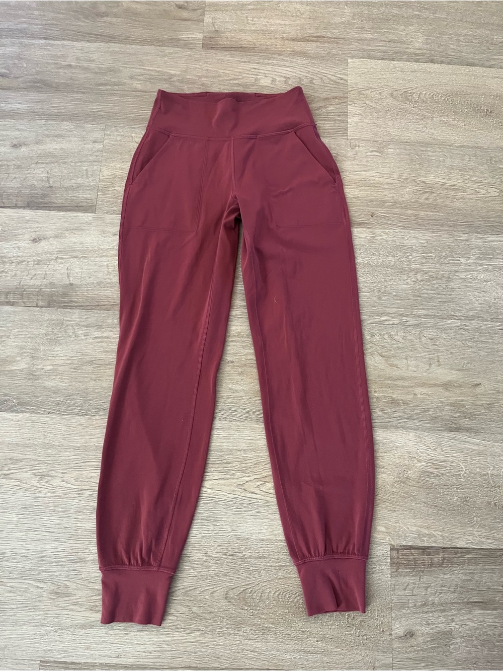 Lululemon Align Joggers Pants Maroon Red Size 4